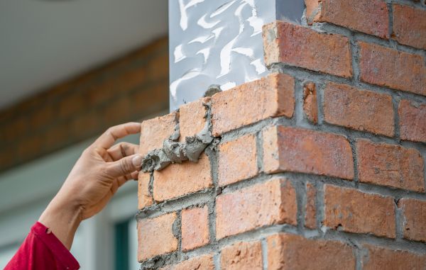 Brick Pillar Repair in Marysville