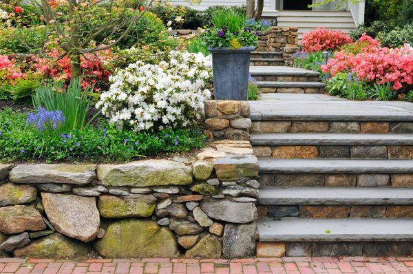 Stone Stairs Repair in Marysville