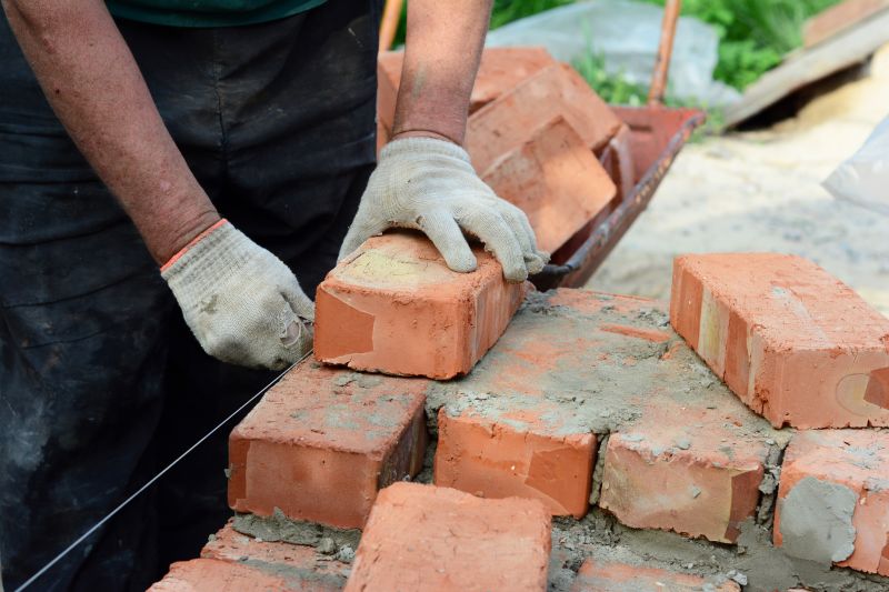 Residential Brick Installation detail